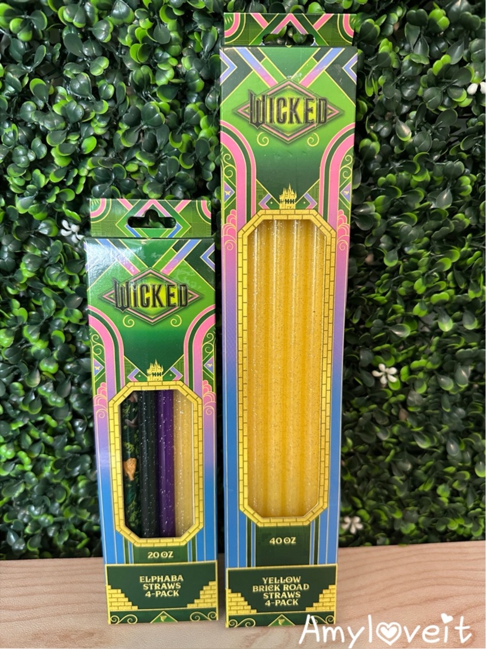 Wicked Elphaba & Yellow Brick Road Tumbler Straws #92